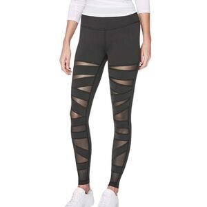 Lululemon Wunder Under Hi-Rise Mesh Panel Cutout Leggings 28” Size 8 EUC